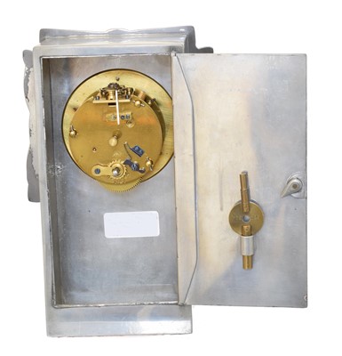 Lot 194 - An Archibald Knox for Liberty & Co. Tudric pewter and enamel mantel clock