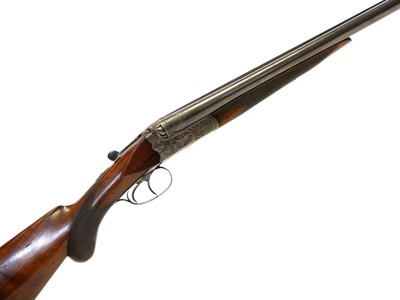 Lot 262 - Aug. Jung Viernau 16 bore side by side shotgun LICENCE REQUIRED