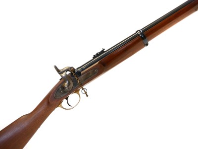 Lot 147 - Parker Hale percussion two band .577 rifled carbine LICENCE REQUIRED