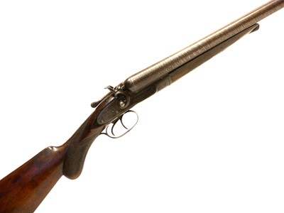 Lot 261 - G.H. Hockey of Brigg 12 bore side by side hammer gun LICENCE REQUIRED