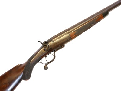 Lot 23 - Skelton Warrington 8 bore single barrel shotgun