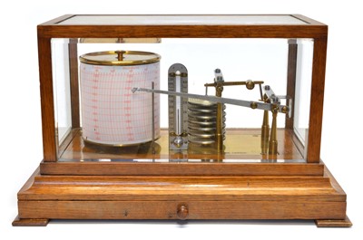 Lot 240 - Negretti & Zambra Barograph