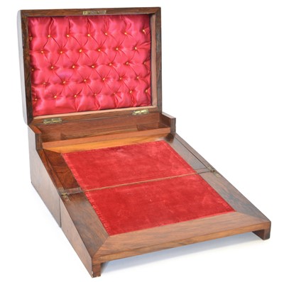 Lot 271 - Late 19th century Walnut Writing Slope