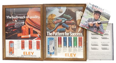 Lot 331 - Eley advertising items