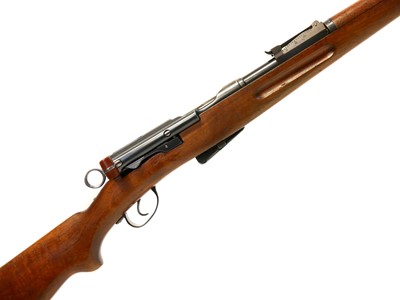Lot 185 - Schmidt Rubin 7.5x55 straight pull rifle, LICENCE REQUIRED