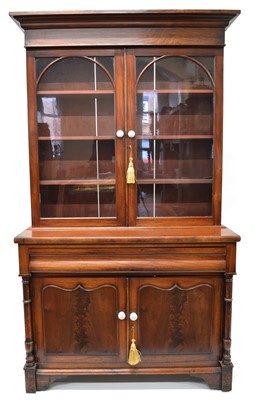Lot 343 - Victorian Mahogany Glazed Bookcase