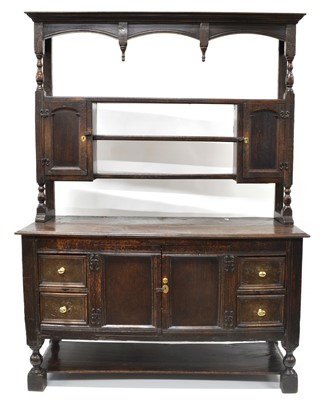 Lot 332 - George III Oak Dresser