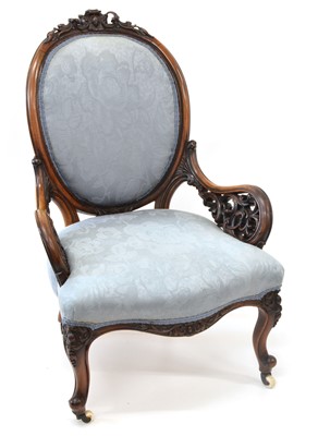 Lot 385 - Victorian Armchair