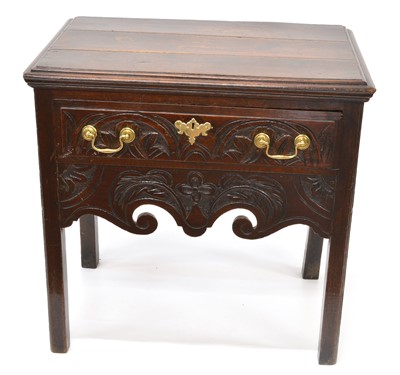 Lot 397 - 19th Century Carolean Style Oak Side Table