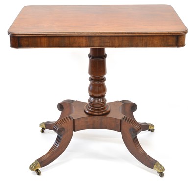 Lot 299 - Regency Mahogany Occasional Table