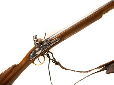 Lot 144 - Reproduction flintlock Indian made .750 Brown Bess musket / shotgun LICENCE REQUIRED