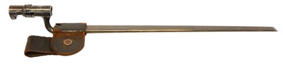Lot 440 - U.S. Trapdoor Springfield Model 1873 Socket Bayonet with U.S. Scabbard