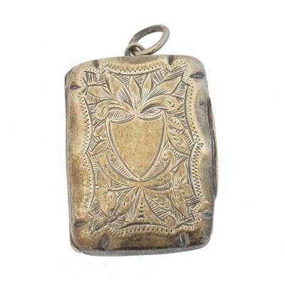 Lot 170 - A Victorian silver vinaigrette