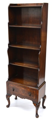 Lot 356 - Early 20th Century Waterfall Bookcase