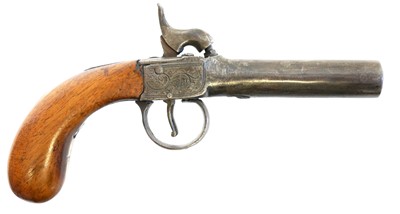 Lot 36 - Percussion pocket pistol