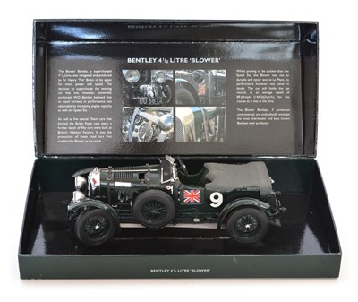 Lot 86 - Minichamps 1:18 scale model of a Bentley 4.5ltr (4 1/2) Blower racing car