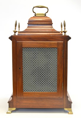 Lot 263 - Triple Fusee Bracket Clock with 8 Bell Carrilon