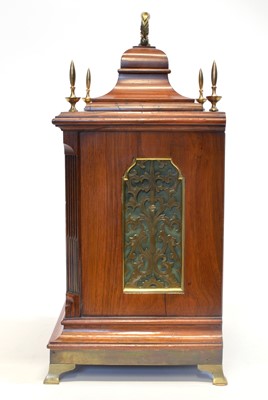 Lot 263 - Triple Fusee Bracket Clock with 8 Bell Carrilon