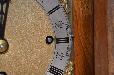 Lot 263 - Triple Fusee Bracket Clock with 8 Bell Carrilon