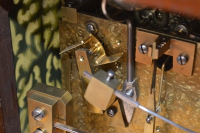 Lot 263 - Triple Fusee Bracket Clock with 8 Bell Carrilon