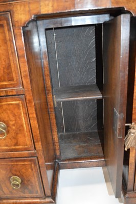 Lot 305 - George II Walnut Kneehole Desk of Small Proportions