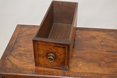 Lot 305 - George II Walnut Kneehole Desk of Small Proportions
