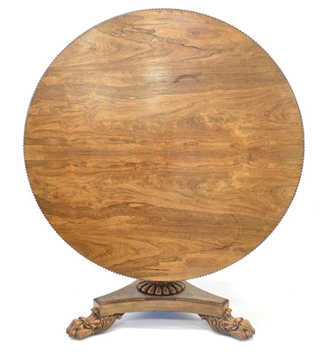 Lot 317 - William IV Rosewood Breakfast Table