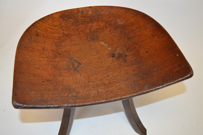 Lot 65 - Liberty & Co. 'Thebes II' oak stool