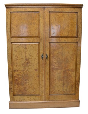Lot 382 - Early 20th Century Pollard Oak Compactum Wardrobe