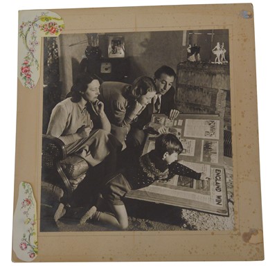 Lot 58 - Family photograph of Stanley Matthews c.1950