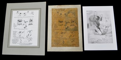 Lot 61 - Stanley Matthews Cartoons by Tom Webster