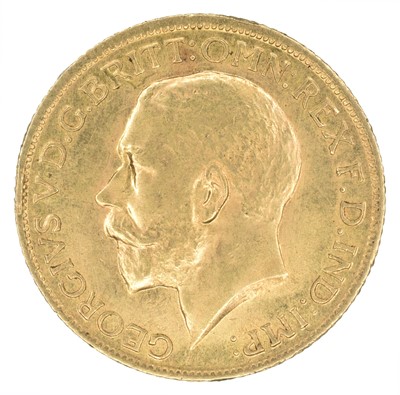 Lot 42 - King George V, Sovereign, 1915.