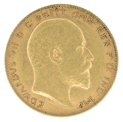 Lot 87 - King Edward VII, Half-Sovereign, 1908.