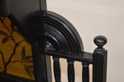 Lot 333 - Victorian Aesthetic Movement Ebonised Side Cabinet