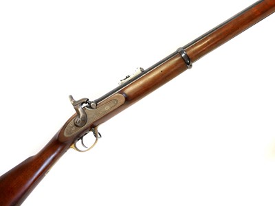 Lot 386 - Parker Hale Enfield .58 percussion three band rifle LICENCE REQUIRED