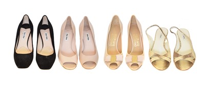 Lot 224 - Four pairs of designer shoes