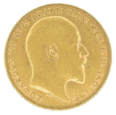Lot 56 - King Edward VII, Sovereign, 1906.