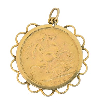 Lot 86 - An Edward VII sovereign
