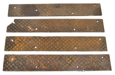 Lot 75 - Four LMS treadplates