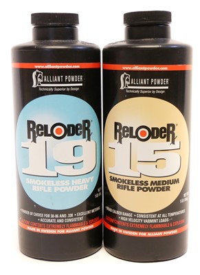 Lot 388 - Two tubs of Alliant nitro powder LICENCE REQUIRED