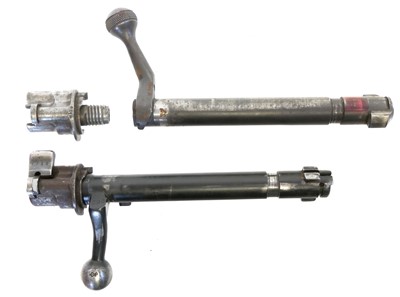 Lot 380 - Two rifle bolt bodies LICENCE REQUIRED