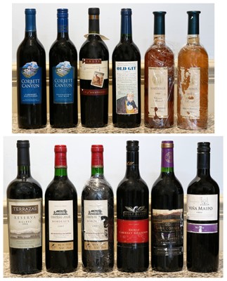 Lot 1 - 10 bottles Mixed Lot Good Red Drinking Wine plus 2 bottles Dessert Wine