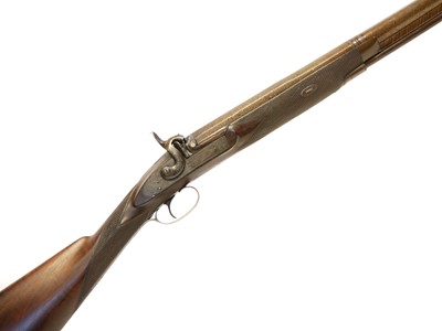 Lot 27 - H.Holland of Burford percussion single barrel 10 bore shotgun