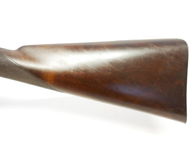 Lot 27 - H.Holland of Burford percussion single barrel 10 bore shotgun