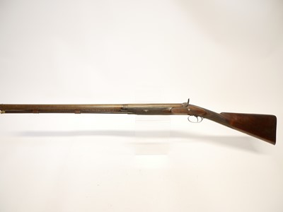 Lot 27 - H.Holland of Burford percussion single barrel 10 bore shotgun