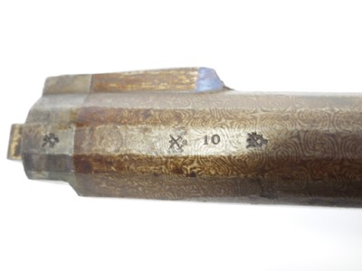 Lot 27 - H.Holland of Burford percussion single barrel 10 bore shotgun