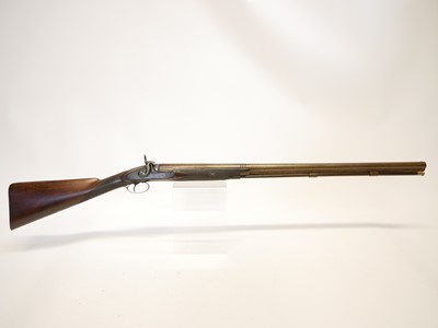 Lot 27 - H.Holland of Burford percussion single barrel 10 bore shotgun