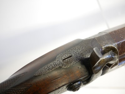Lot 27 - H.Holland of Burford percussion single barrel 10 bore shotgun