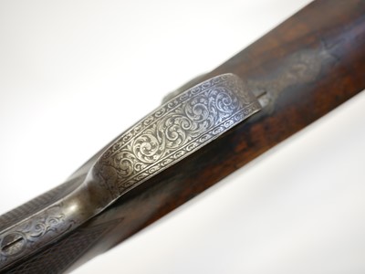 Lot 27 - H.Holland of Burford percussion single barrel 10 bore shotgun
