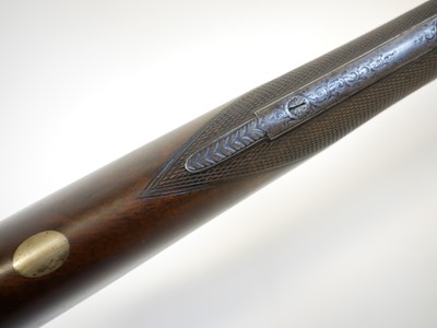 Lot 27 - H.Holland of Burford percussion single barrel 10 bore shotgun